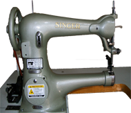 Maquina de coser singer industrial usada
